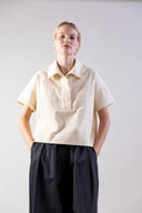 Psophia Sand Shirt With Embroidery Detail