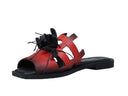 Papucei Nashi Flat Sandal in Red