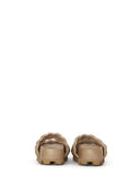 Lofina Sandals Taupe Woven Sliders