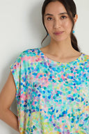 Sahara Summer Confetti Jersey Top In Multi