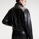 Marella MLLCALI Black Jacket With Silver Studs
