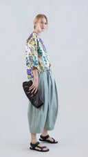 Psophia Ice Blue Bubble Trousers