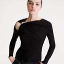 Marella MLLTABACCO Black Body Top