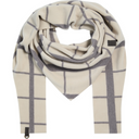 Henriette Steffenson Fleece Triangle Scarf In Clan Print Kit