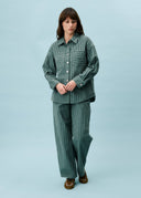 FRNCH Limentis Shirt in Aqua Green