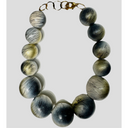 Katerina Vassou Brass Large Bead Short Necklace Gold