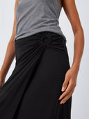 Max Mara Weekend Samovar Black Wrap Skirt