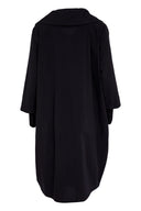 Naya Hooded Coat With D Ring Pockets In Black
