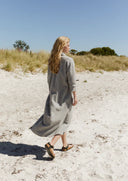 Henriette Steffensen Fleece Cardigan In light Grey