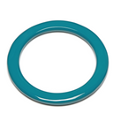 Branch Natural Teal Buffalo Horn Bangle