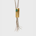 Katerina Vassou Hyacinth Necklace In Gold/Green