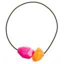 Zsiska Earrings With Orange Drops