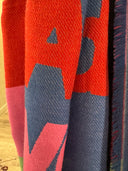 Salisa All For Love Scarf In Blue/Multi