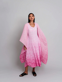 Alquema Collare Coat in Pink Stirring
