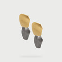 Katerina Vassou Amara Gold And Steel Earrings