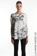 La Haine Asymmetrical Tunic in White