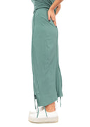 Rundholz Panelled Skirt In Grass