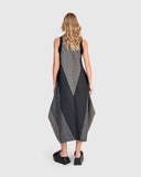 Alembika Sleeveless V-Neck Dress In Darkbar