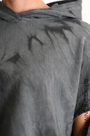 La Haine Hooded Sweat Shirt in Grey