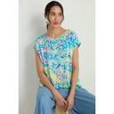 Sahara Summer Confetti Jersey Top In Multi
