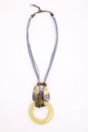 Naya Necklace With Hollow Circle In Lemon