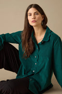 Sahara Babycord Bubble Trousers In Jade Green