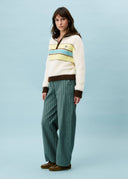 FRNCH  Sylvaine Trousers in Aqua Green
