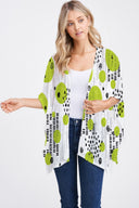 ET Lois Cherry Sleeveless Fine Knit Top Lime