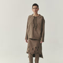Kedziorek Front Seam Detail Top In Taupe