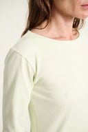 Bitte Kai Rand Three Quarter Sleeve Top In Lime