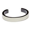 Branch Cream/Black Slim Buffalo Horn Cuff
