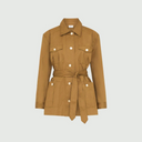 Marella Cabreo Belted Jacket Military Green