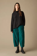 Sahara Babycord Bubble Trousers In Jade Green