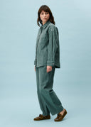 FRNCH Limentis Shirt in Aqua Green