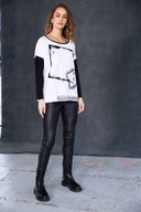 Naya Leatherette Legging In Black