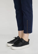 LauRie Regular Piper 7/8 Trouser with Zip Navy