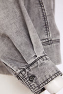 Naya Washed Effect Button Jacket In Granite