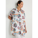 Sahara Botanical Floral  Linen Long Shirt