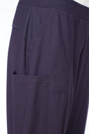 Naya Pull On Slim Leg Trousers With Patch Pocket In Black