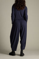 Sahara Soft Viscose Jersey Bubble Trouser In Night