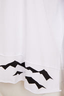 Naya T Shirt With Wave Print In White