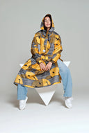 Rain Kiss Sunset Smiley Rain Poncho