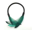 Christina Brampti short necklace K2443 Rubber with Green Net Crinoline