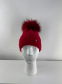 Rabionek Fur Pom Pom Hat In Red