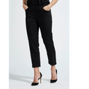 LauRie  Regular Piper 7/8 Trouser with Zip Black