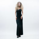 Xenia CRED Black Dress With Spaghetti Straps