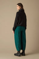 Sahara Babycord Bubble Trousers In Jade Green