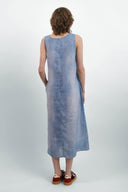 Clemente Owo Dress Denim Stripe