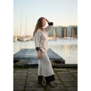 Henriette Steffensen Round Neck Pullover In Kit/Chocolate