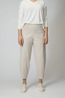 Sahara Ponte Bubble Trouser in Ecru